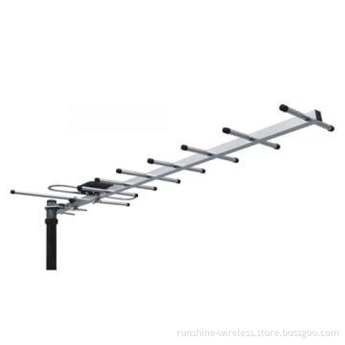 450 to 862MHz High-gain UHF Outdoor Directional Yagi /Terminal TV Receiving Antenna with 9 Elements